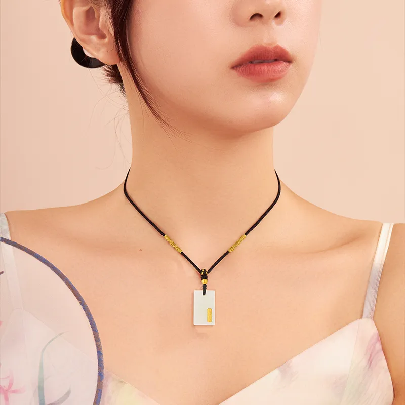 BYTHERE Pendants Green Jade Unisex-16