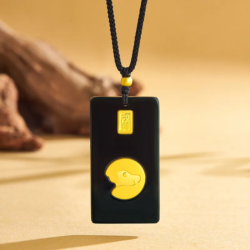 BYTHERE Hetian Jade Necklaces Green Jade Unisex-37