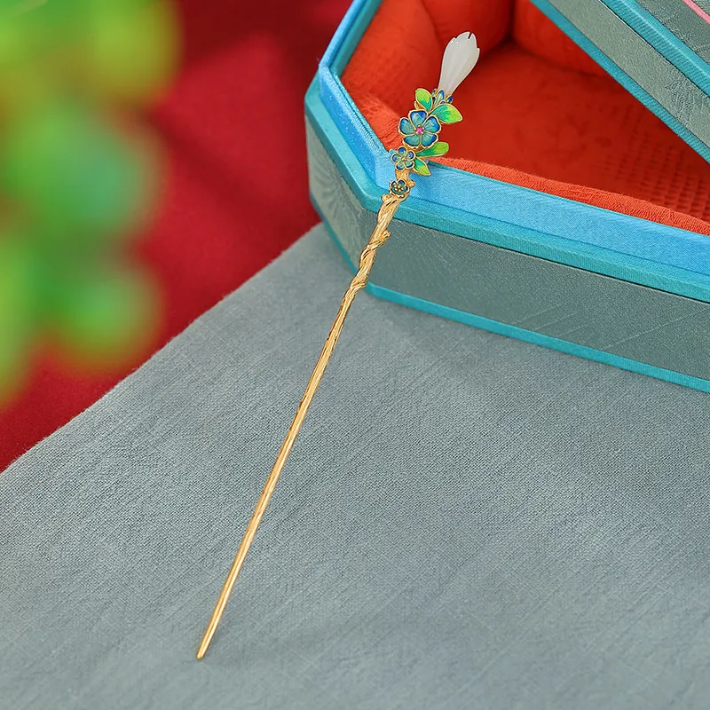 BYTHERE Hairpins Pale Greenish White Jade Women's-2