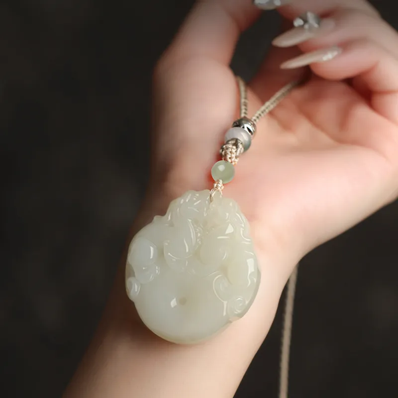 BYTHERE Necklaces Green Jade Unisex-8