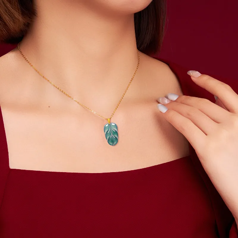 BYTHERE Bean Type Jadeite Pendants Women's-2