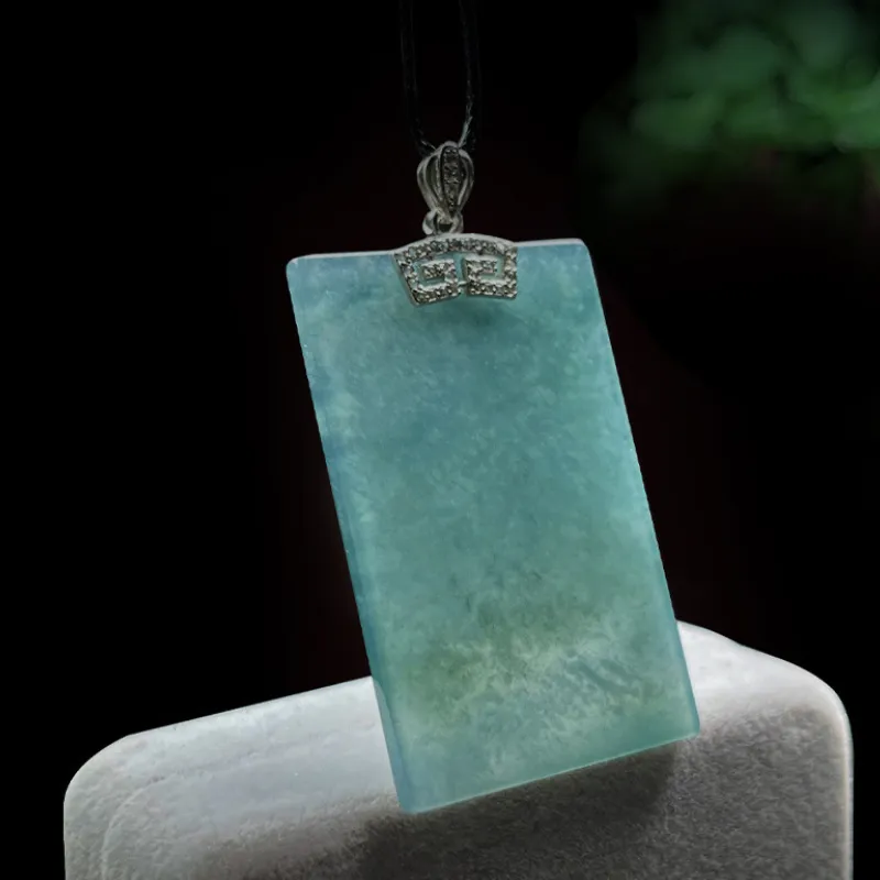 BYTHERE Glutinous Jade Jadeite Necklaces Women's-4