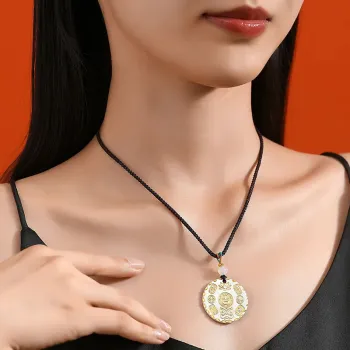BYTHERE 999 Fine Silver Sterling Silver Necklace, Success In Studies And Career Unisex