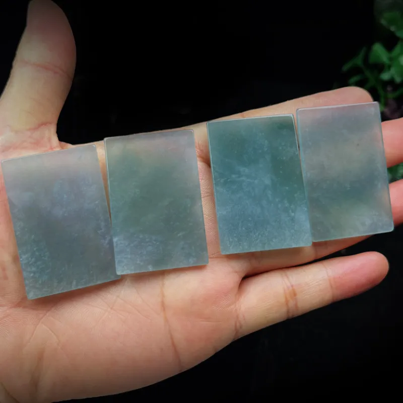BYTHERE Glutinous Jade Jadeite Necklaces Women's-3