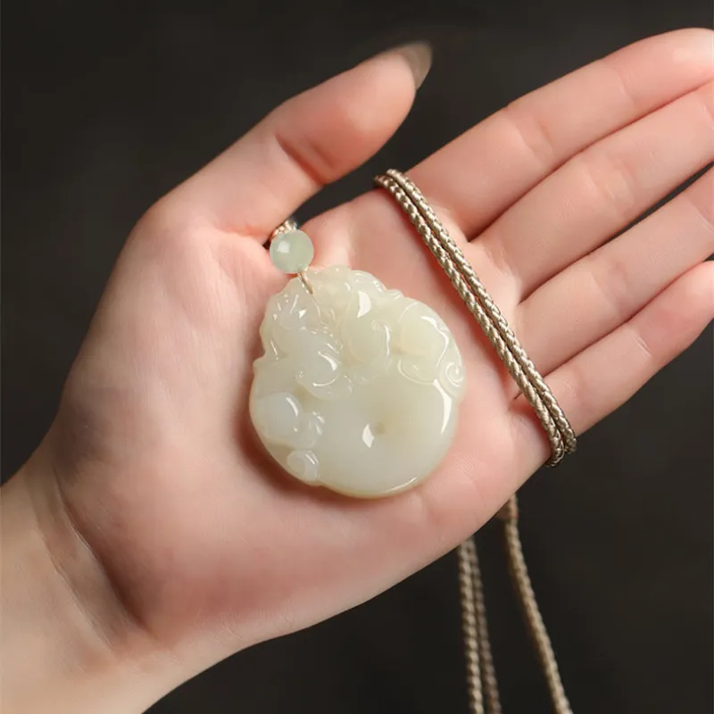 BYTHERE Necklaces Green Jade Unisex-6