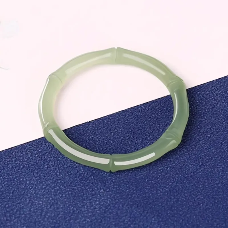 BYTHERE Hetian Jade Rings Pale Greenish White Jade Women's-5