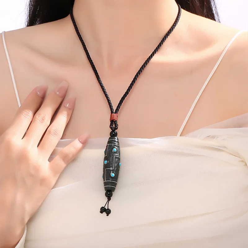 BYTHERE Necklaces Green Jade Unisex-3