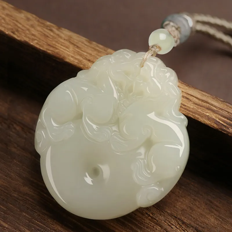 BYTHERE Necklaces Green Jade Unisex-7