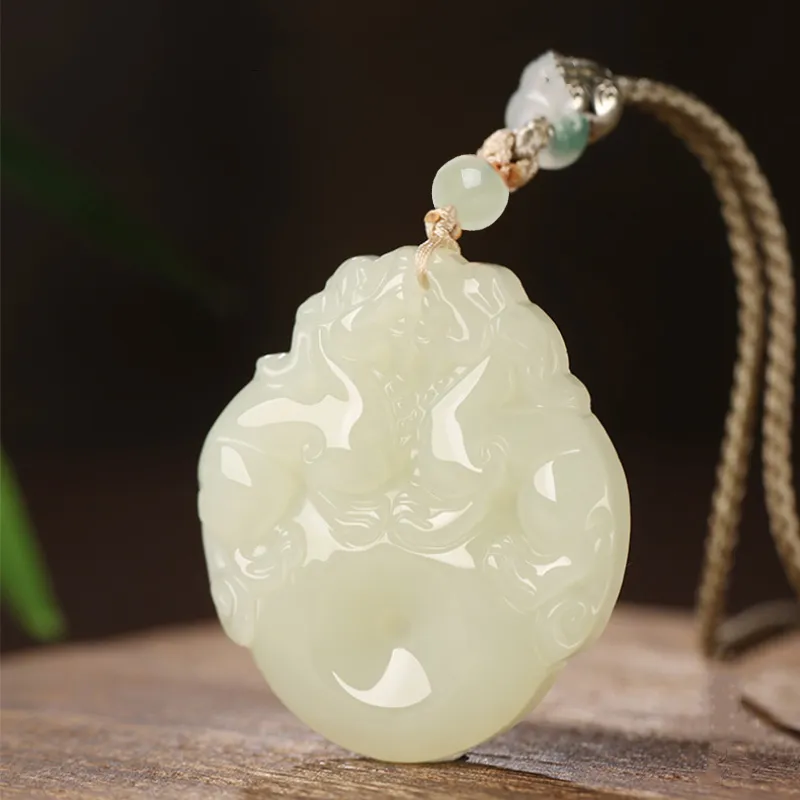 BYTHERE Necklaces Green Jade Unisex-5