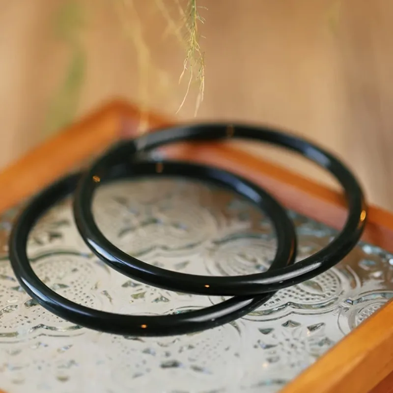 BYTHERE Hetian Jade Bangles Green Jade Women's-1