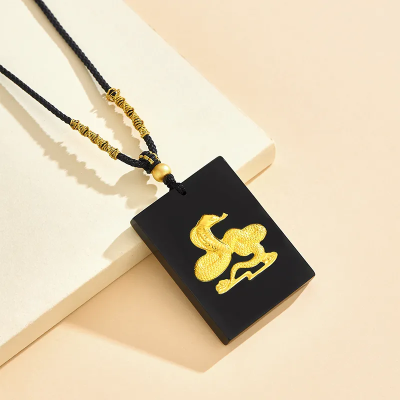 BYTHERE Hetian Jade Necklaces Green Jade Unisex-1