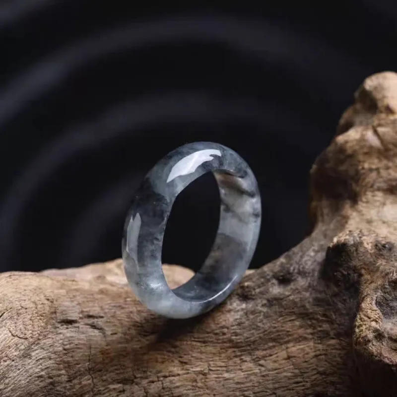 Lingxiang Yurun Bean Type Rings Unisex-1