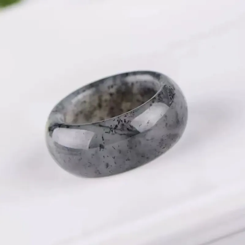 Lingxiang Yurun Rings Blue And White Unisex-1