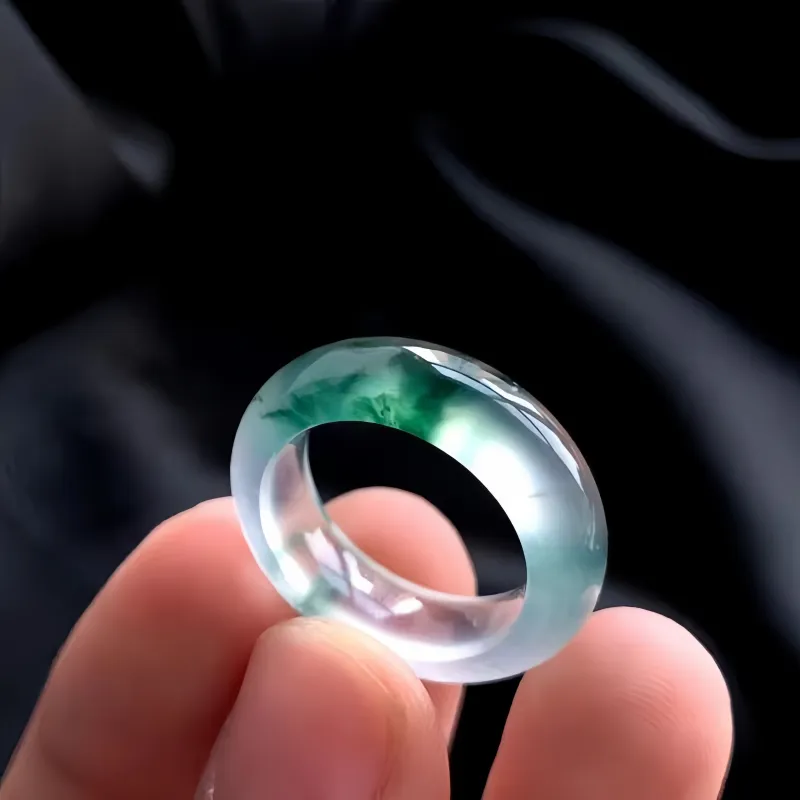 Lingxiang Yurun Dulong Jade Rings Unisex-3