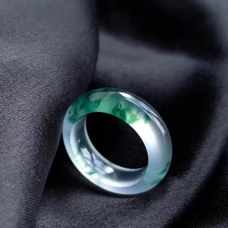 Lingxiang Yurun Dulong Jade Rings Unisex-1