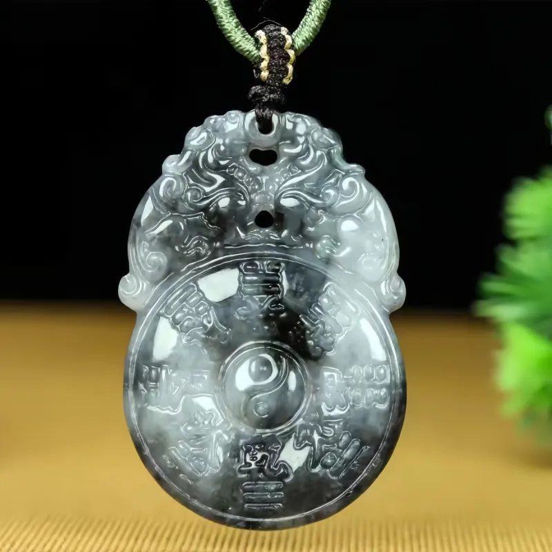 Lingxiang Yurun Bean Type Versatile Box Necklace Pendant New Year Unisex-2