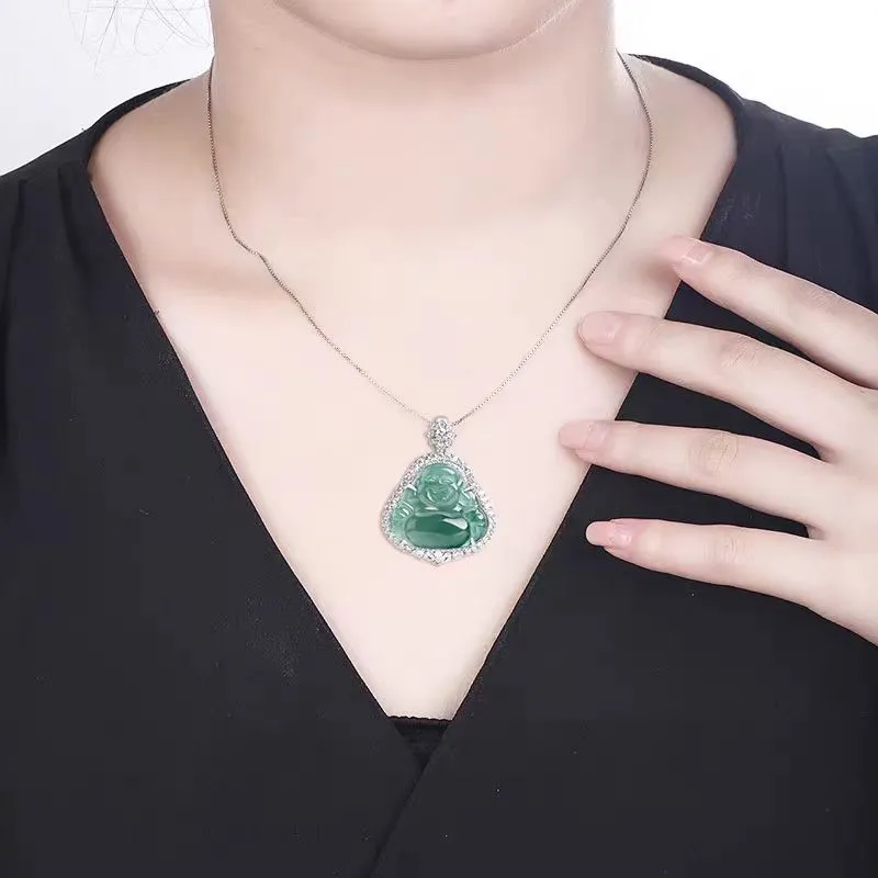 Lingxiang Yurun Ice Glutinous Good Gift Necklace Unisex-2