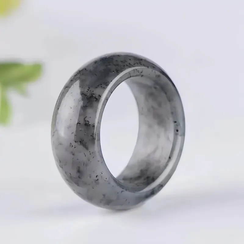 Lingxiang Yurun Rings Blue And White Unisex-5