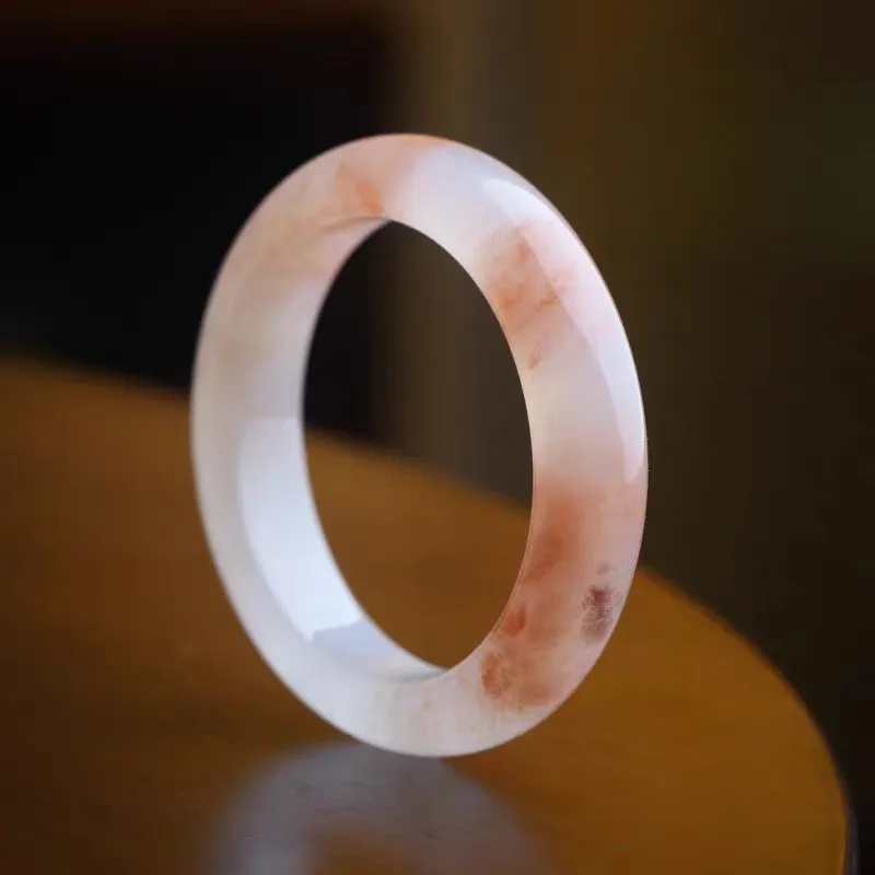 Lingxiang Yurun Golden Silk Jade Bangles Women's-7