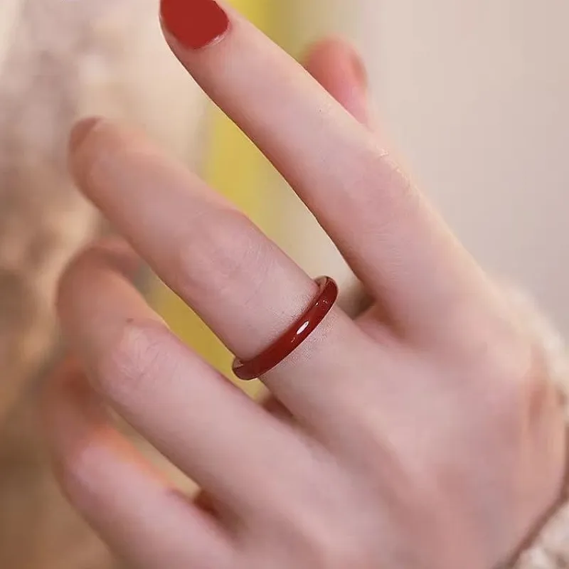 Lingxiang Yurun Jade Rings Unisex-4