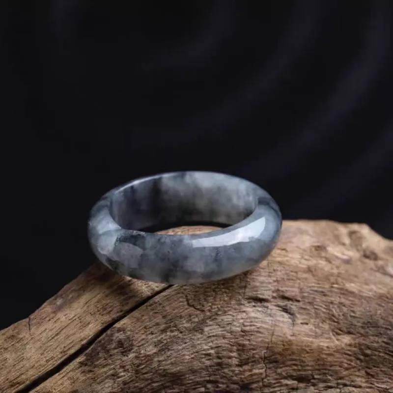 Lingxiang Yurun Bean Type Rings Unisex-3