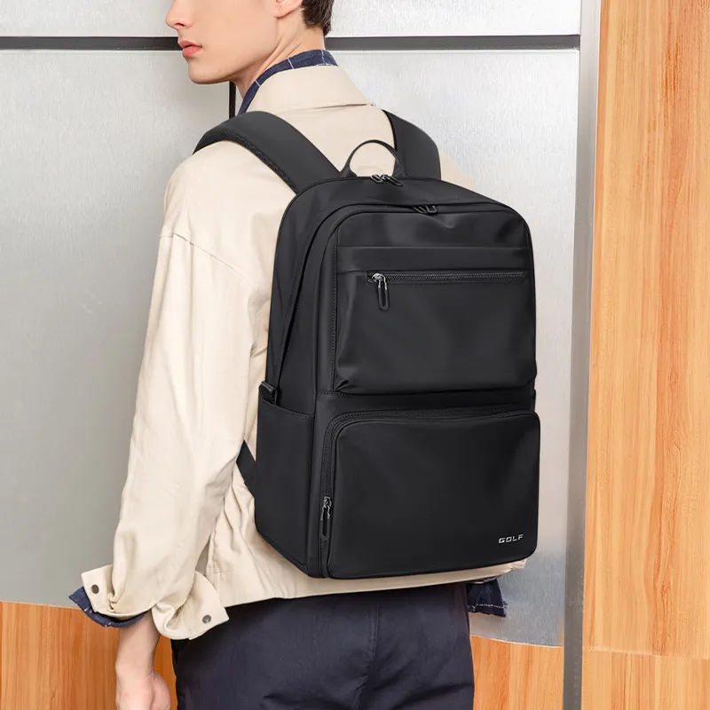 GOLF Fabric Backpack Regular Men's Black-4