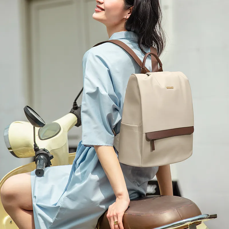 GOLF Fabric With Synthetic Leather Backpack Women's Multicolor-5