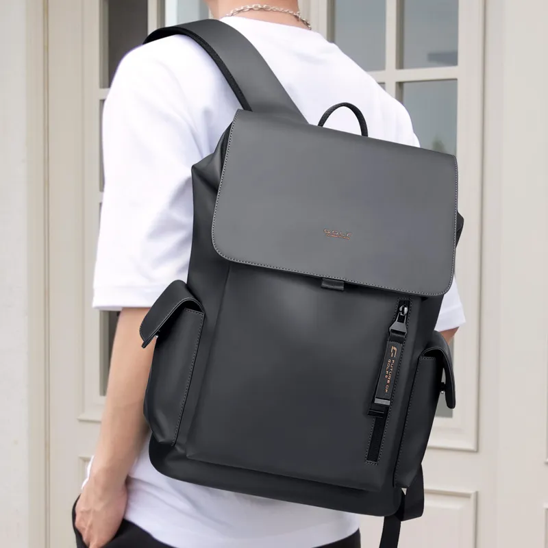 GOLF Water Repellent Fabric Backpack Regular Men's Dusty Black/Elegant Gray-8
