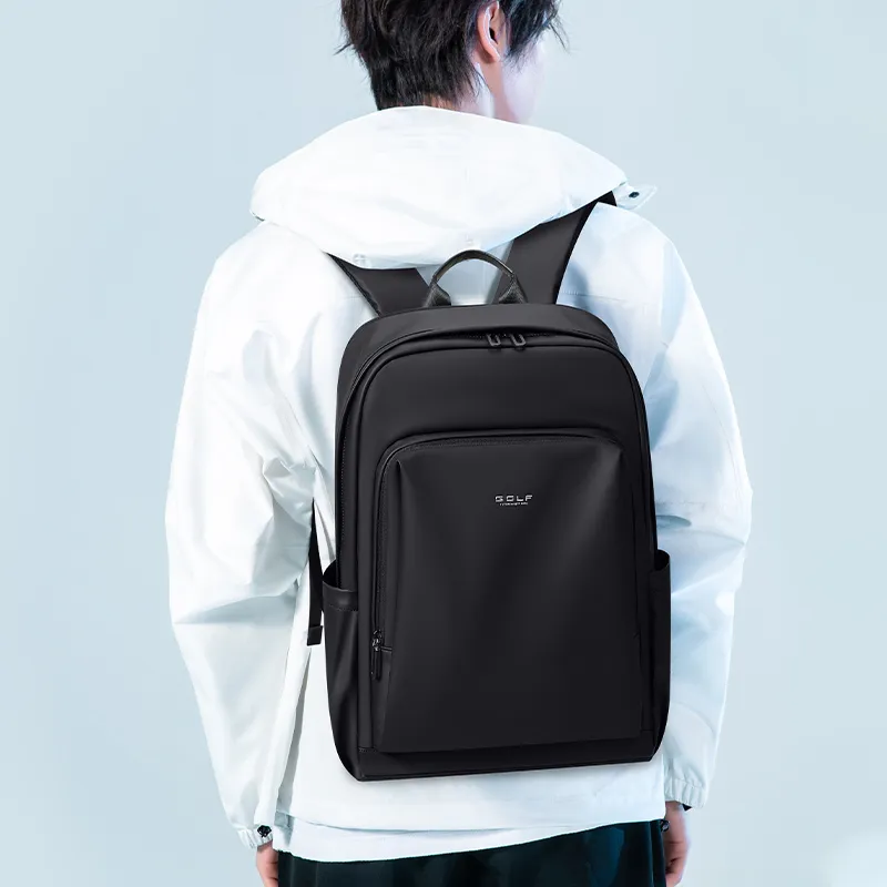 GOLF Fabric Backpack Regular Men's Dusty Black/Elegant Gray-5