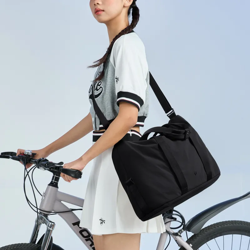 GOLF Fabric Travel Bag Women's Apricot/Black-10