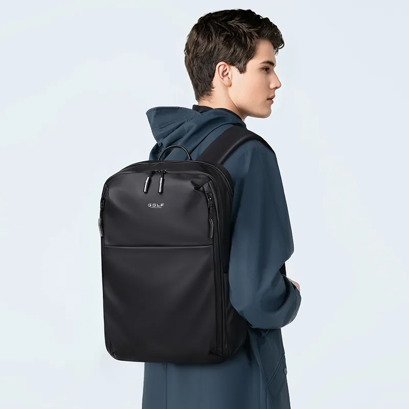 GOLF Fabric Backpack Men's Black-4