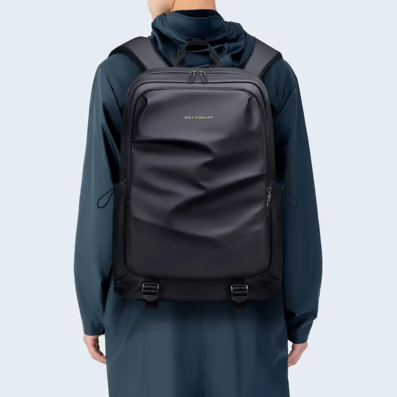 GOLF Fabric Laptop Backpack Regular Men's Dusty Black/Elegant Gray-6