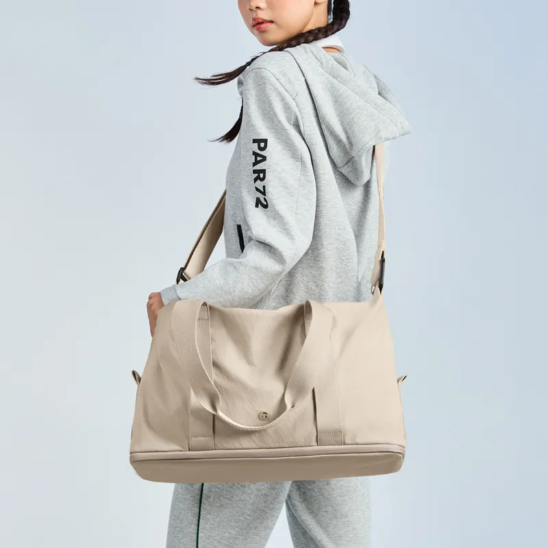 GOLF Fabric Travel Bag Women's Apricot/Black-7