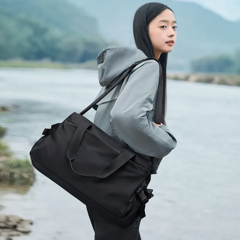GOLF Fabric Travel Bag Regular Women's Apricot/Elegant Black-8