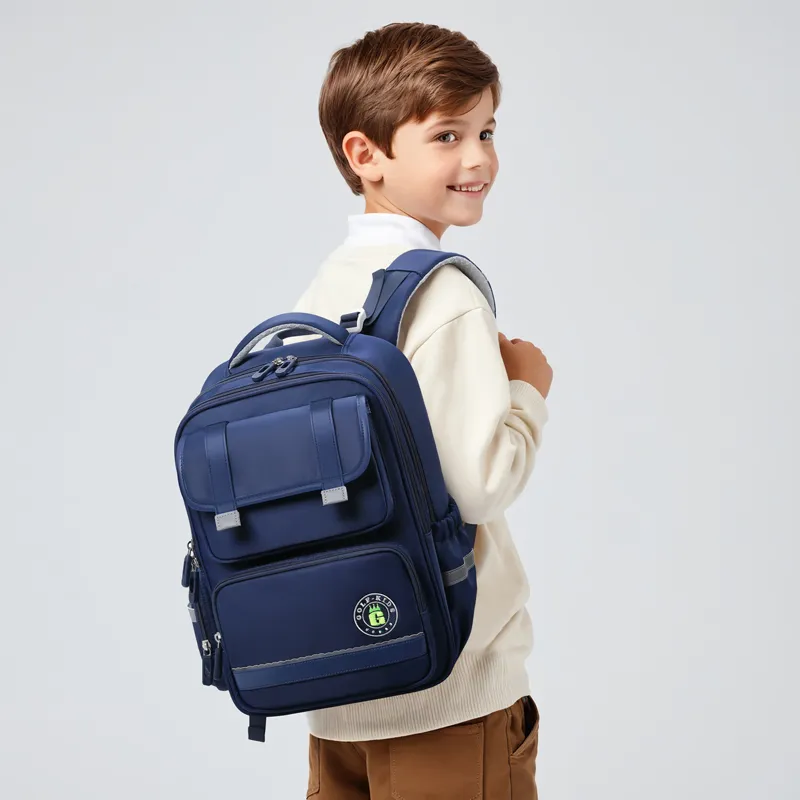 GOLF Fabric Student Bag Kids' Pink/Royal Blue-12