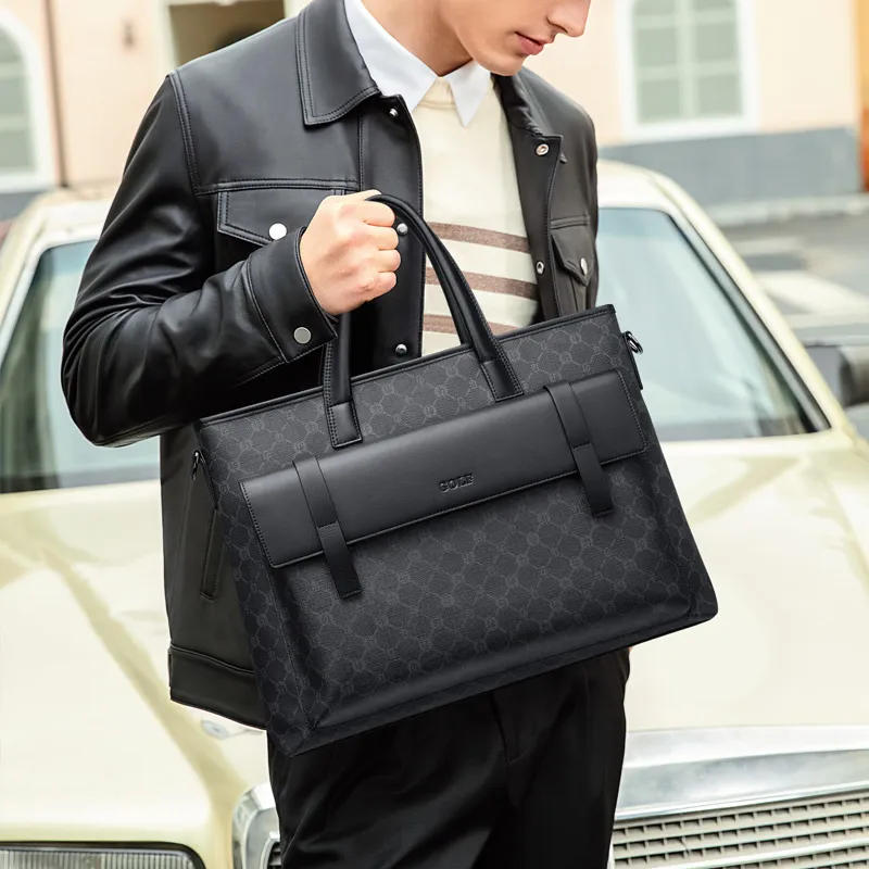 GOLF PVC Briefcase Tubas Men's Gray-4