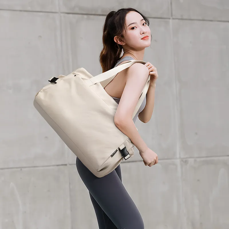 GOLF Fabric Travel Bag Regular Women's Apricot/Elegant Black-5