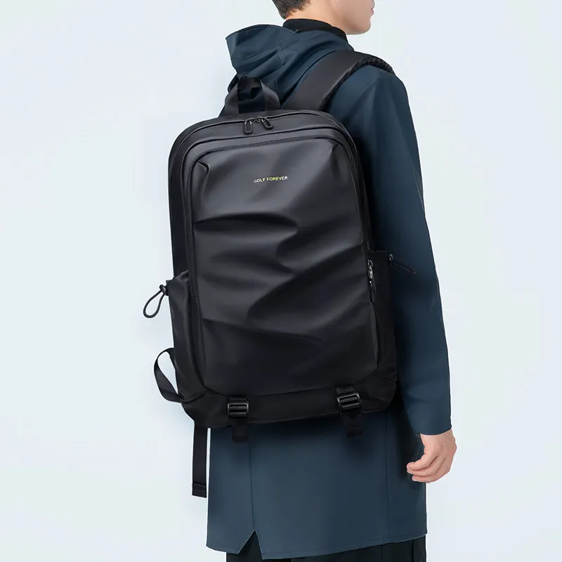 GOLF Fabric Laptop Backpack Regular Men's Dusty Black/Elegant Gray-5
