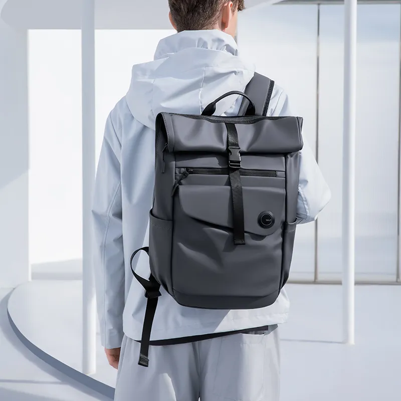 GOLF Fabric Backpack Men's Black/Gray-8