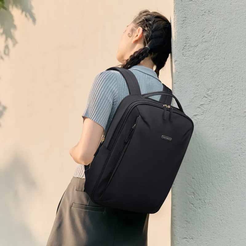 GOLF Fabric Backpack Regular Women's Apricot/Elegant Black-8
