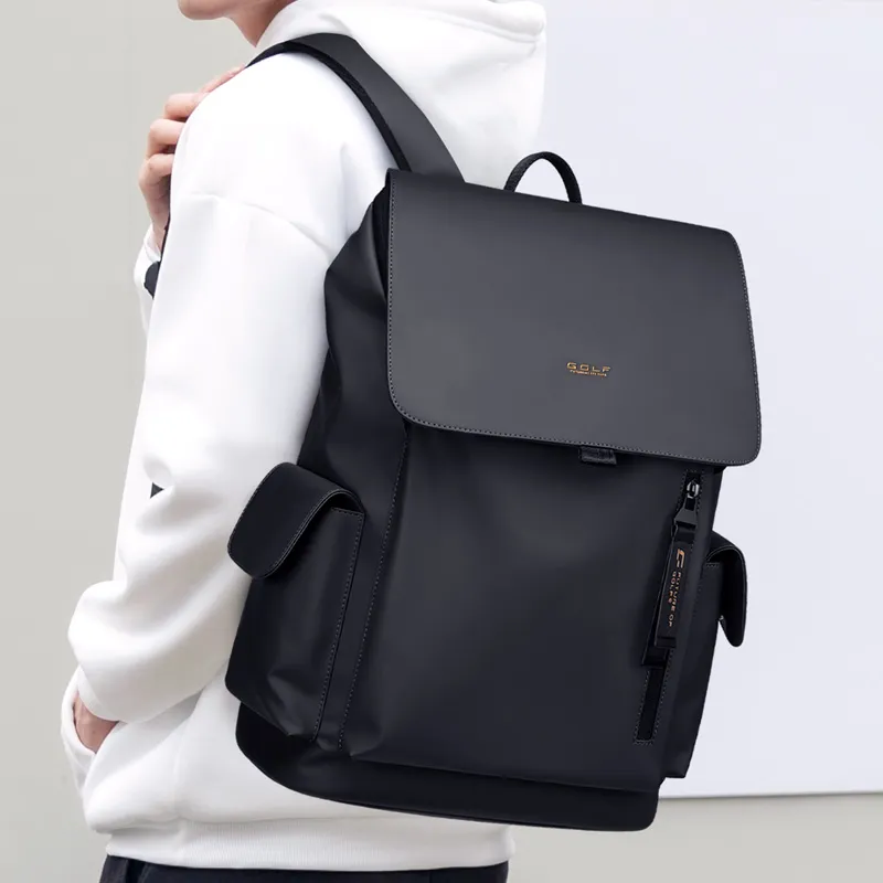 GOLF Water Repellent Fabric Backpack Regular Men's Dusty Black/Elegant Gray-5