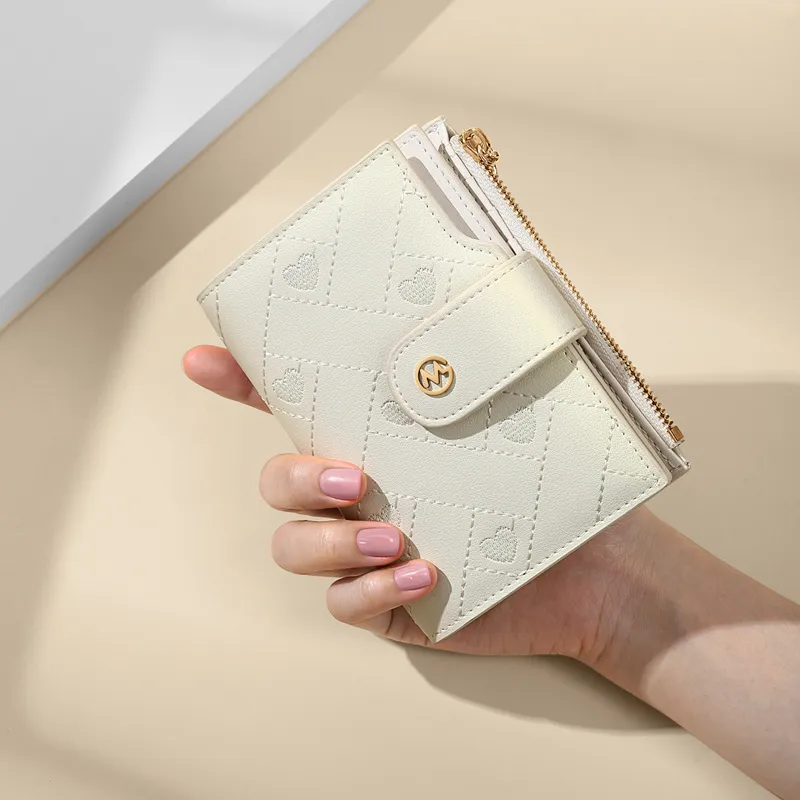 GOLF Split Cow Leather With Synthetic Leather Wallet Regular Women's Multicolor-5