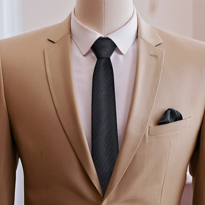 GOLF Polyester Ties Men's Black/Gray-4