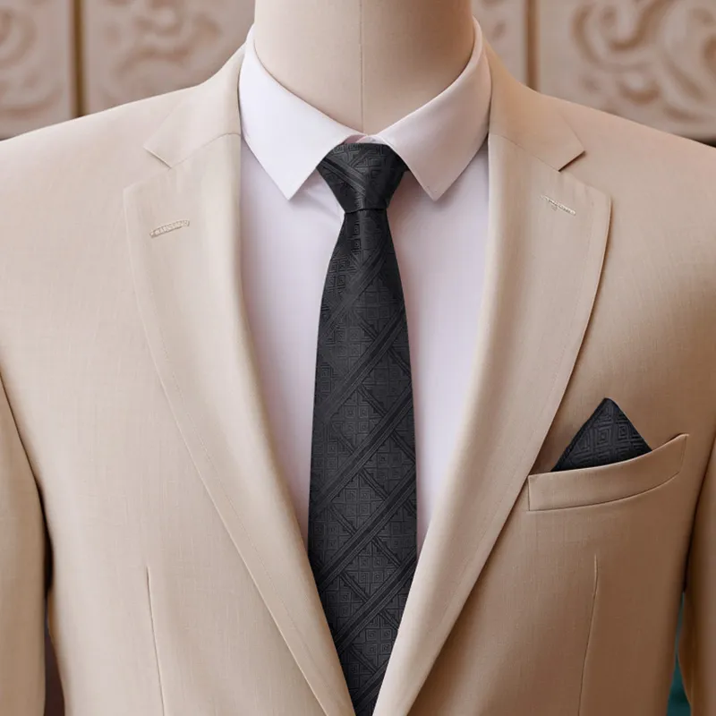 GOLF Polyester Ties Men's Black-5