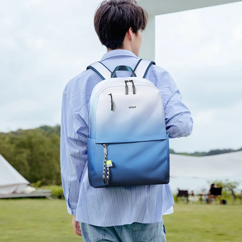 GOLF Fabric Backpack Large Size Unisex Ink Wash Gradient-9