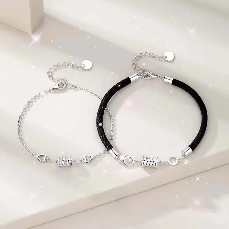 Lao Feng Xiang 925 Sterling Silver Bracelets Unisex-7