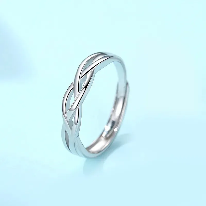 Lao Feng Xiang 925 Sterling Silver Rings Unisex-4