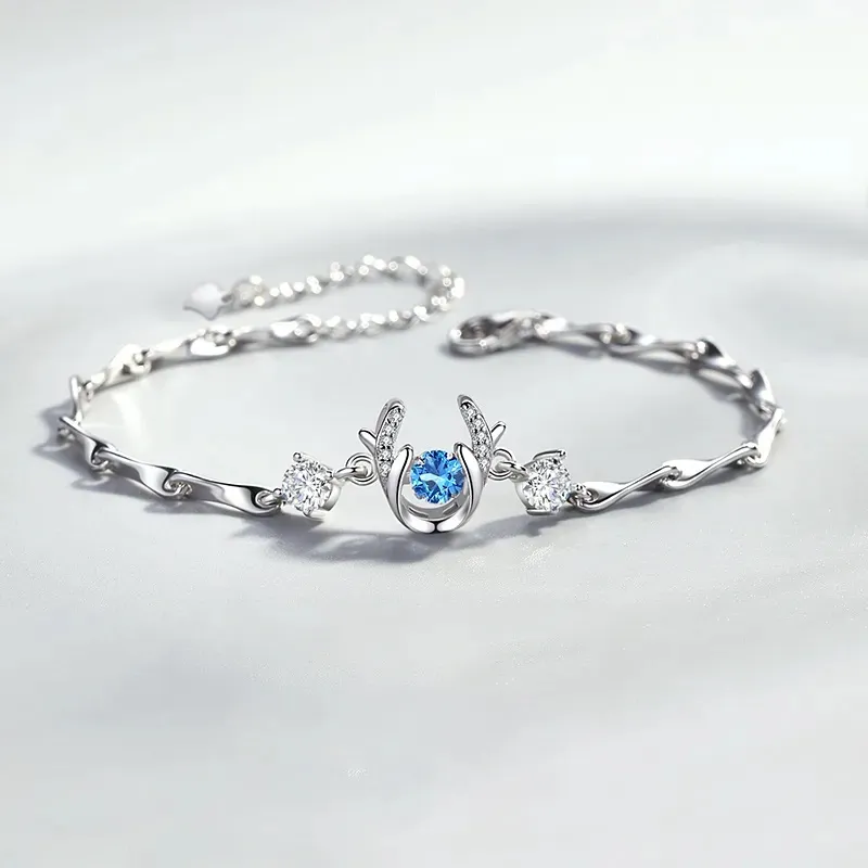 Lao Feng Xiang 925 Sterling Silver Bracelets Women's-1