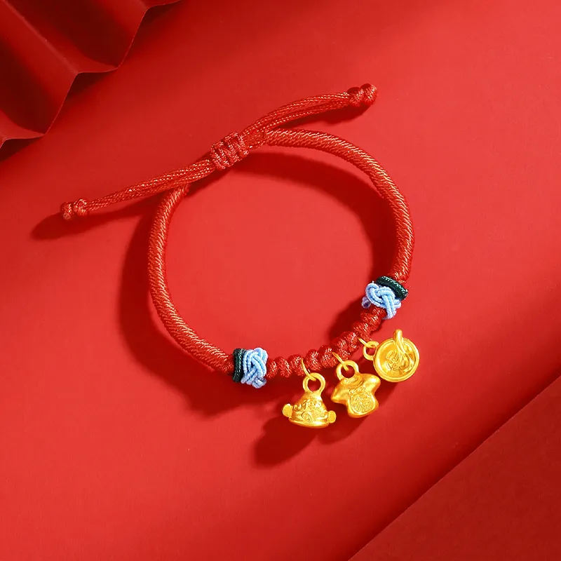Lao Feng Xiang Gold Bracelet Kids-1