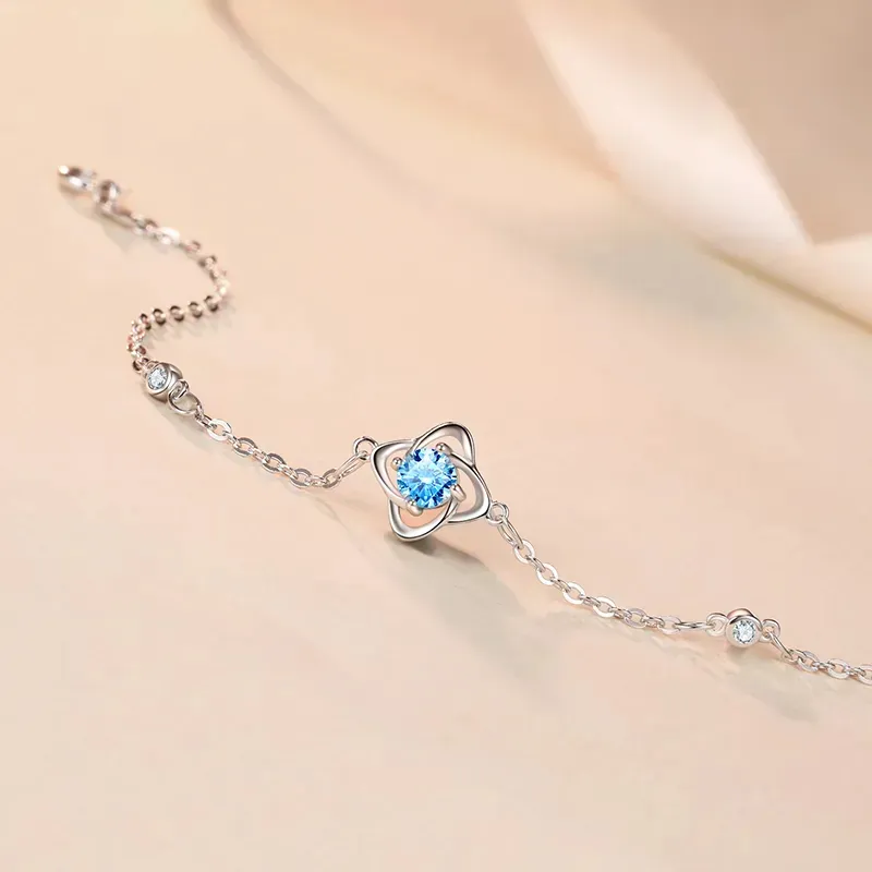 Lao Feng Xiang S925 Silver Bracelets Women's-6